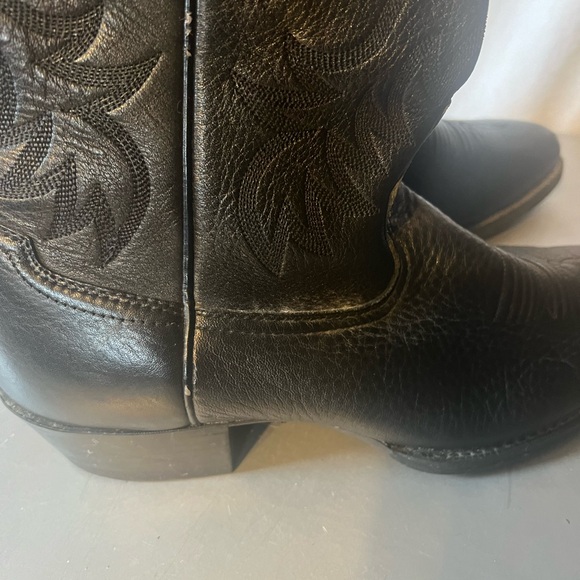 Ariat | Black Leather Cowboy Boots - Men’s - Picture 5 of 11